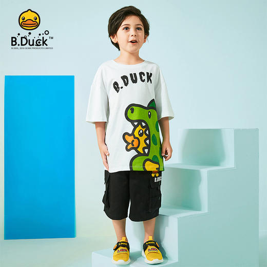 B.Duck小黄鸭童装儿童夏季短袖T恤105-170码 MBF2202321 商品图4