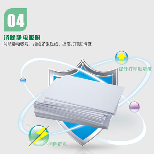 【仅供集采】齐心 C4774-8 晶纯高速王复印纸70克 A4 8包 白 商品图4