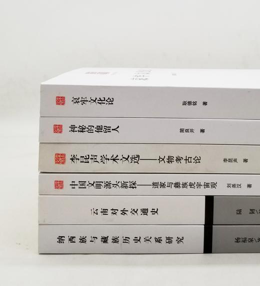 云南文库五种：《哀牢文化论》《李昆声学术文选：文物考古论》《神秘的他留人》《云南对外交通史》《纳西族与藏族历史关系研究》，5册，李昆声、耿德铭等著，16开平装，云南人民出版社2011年左右出版 商品图1