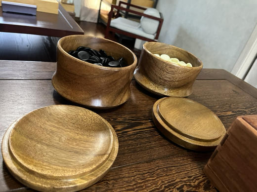 楸木本因坊罐+A7号老云子 商品图7