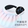 彩虹空顶贝壳帽子女夏季遮阳帽渐变色大檐太阳帽sjmh46 商品缩略图1