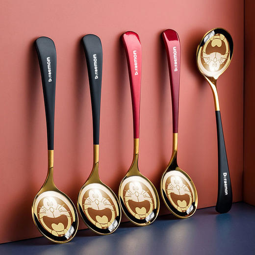 不锈钢星巴勺子家用加厚精品勺创意ins甜品餐勺可爱女神勺子 商品图3