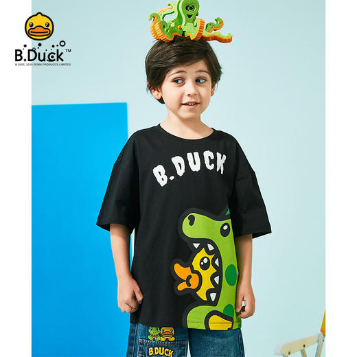 B.Duck小黄鸭童装儿童夏季短袖T恤105-170码 MBF2202321 商品图3
