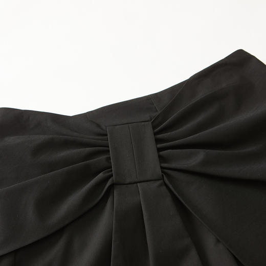 谜底短裤女2022夏款设计感小众立体蝴蝶结通勤时尚裤子222MK0652 商品图2