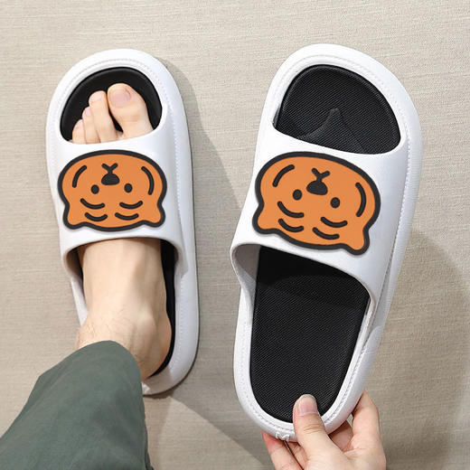 拖鞋男夏季外穿网红潮家用防滑可爱厚底踩屎感女士凉拖夏户外sjmh21 商品图1