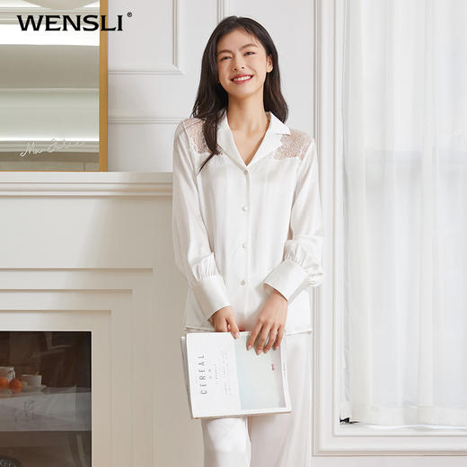 万事利睡衣套装-半城繁花（女） 商品图4