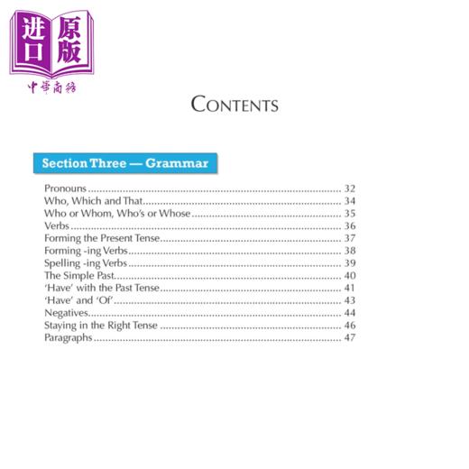 【中商原版】英国CGP原版 Spelling, Punctuation and Grammar: for Grade 9-1 GCSE 拼写、标点和语法：GCSE 9-1年级 商品图3