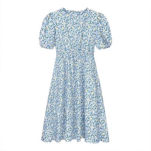 夏季2023年新款小清新茶歇长裙仙女仙森系甜美碎花连衣裙子cyl10 商品图4