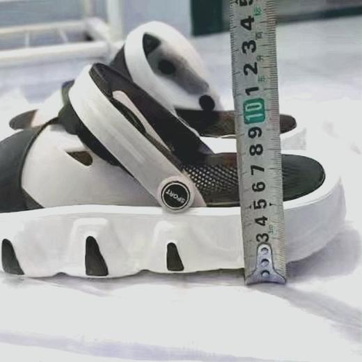 沙滩鞋男士2023新款夏季外穿潮流百搭运动休闲两穿踩屎感皮凉拖鞋sjmh16 商品图1