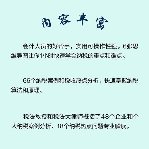 1小时学会纳税 郭维真施志群税务入门指南纳税合规书籍企业纳税个人税税法案例纳税人 商品图3