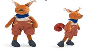 法国moulinroty树林里的苹果系列松鼠玩偶哈利 商品图0