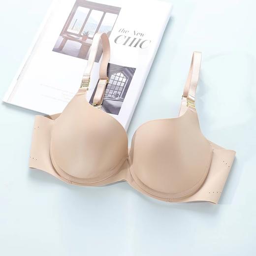 安莉芳薄款大胸光面文胸女士无痕U比防下垂大码内衣EB00475 商品图2