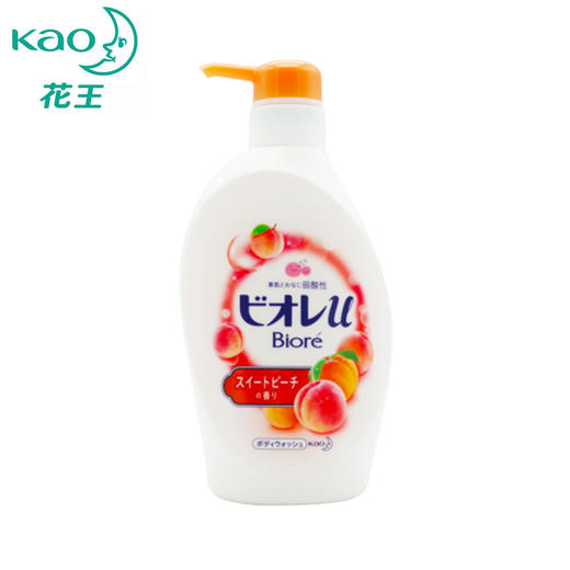 日本直邮 花王滋润沐浴露玫瑰柑橘桃香480ml 商品图1