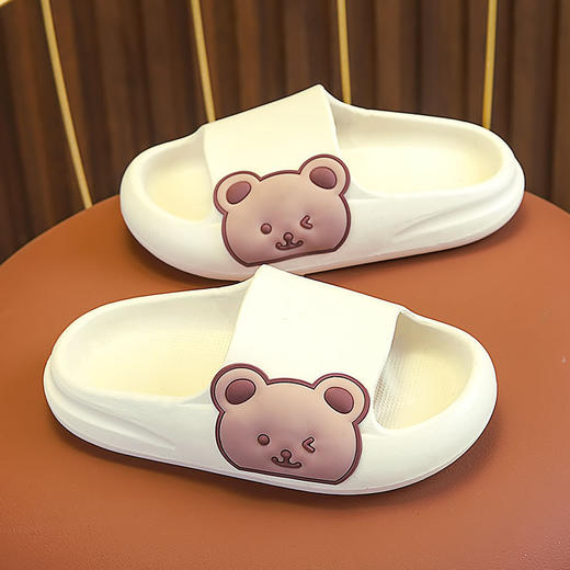【小熊拖鞋】拖鞋夏踩屎感小女孩时尚外穿软底卡通可爱女童宝宝室内凉拖鞋sjmh03 商品图1