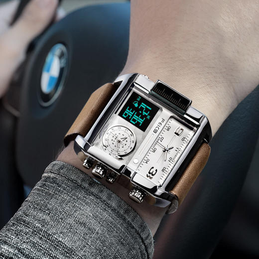 飞克多功能运动手表丨智能 方形手表 防水 进口石英机芯 商品图0