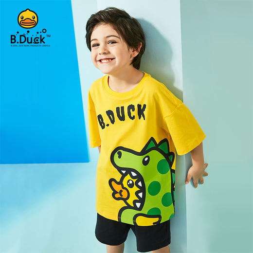 B.Duck小黄鸭童装儿童夏季短袖T恤105-170码 MBF2202321 商品图0