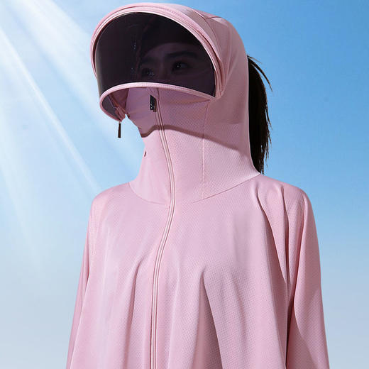 【夏季遮阳】户外骑行衣女夏季2023新款冰丝服骑车透气罩衫薄外套披肩sjmh56 商品图1