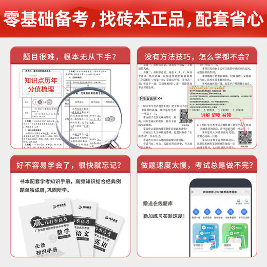2023版《赢在春季高考》广东学业水平考试教材语数英 商品图3