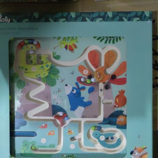 法国moulinroty丛林系列木制玩具 - 磁性迷宫 商品图0