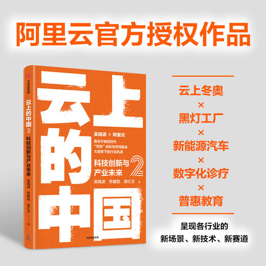 云上的中国2 科技创新与产业未来 吴晓波等 著 阿里云官方授权作品 数字经济 云服务 企业上云 数字化转型 中信出版 商品图1