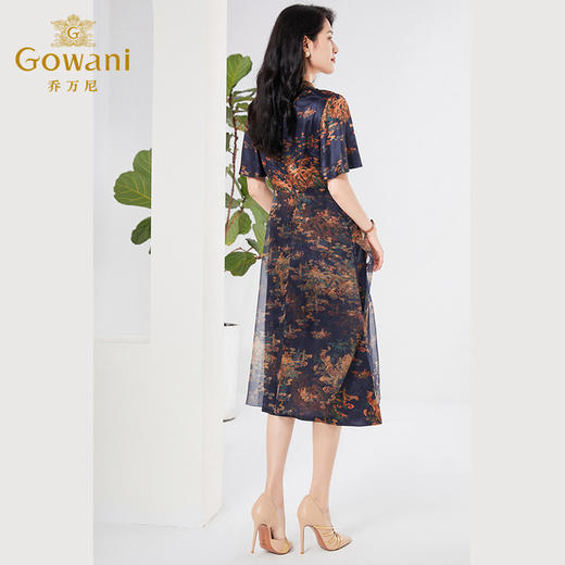 乔万尼真丝连衣裙夏季新品重磅30mm桑蚕丝收腰EF2E405 商品图3