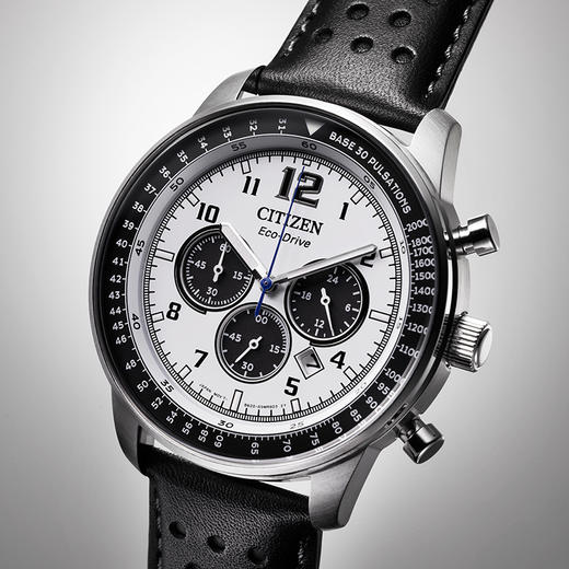 西铁城官方正品FF系列熊猫盘光动能男士手表CA4500-32A 商品图3