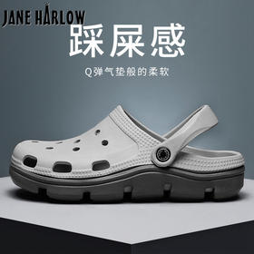 洞洞鞋男夏季外穿2023新款潮户外凉鞋防滑包头沙滩sjmh17