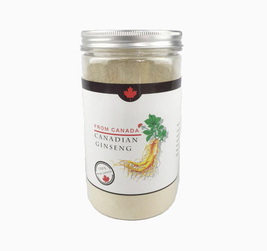 加拿大原装进口天然野生西洋参粉250g/瓶（跨境） 商品图0