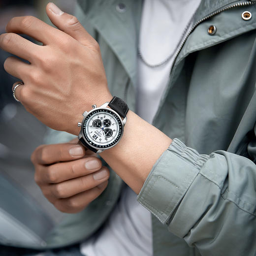 西铁城官方正品FF系列熊猫盘光动能男士手表CA4500-32A 商品图6