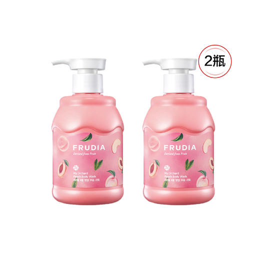 【清仓好价】韩国FRUDIA馥露迪雅桃子沐浴露350ml*2 商品图1