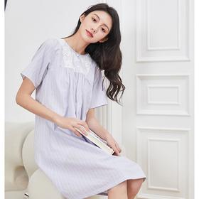 3楼 美标纯棉短袖睡裙89166