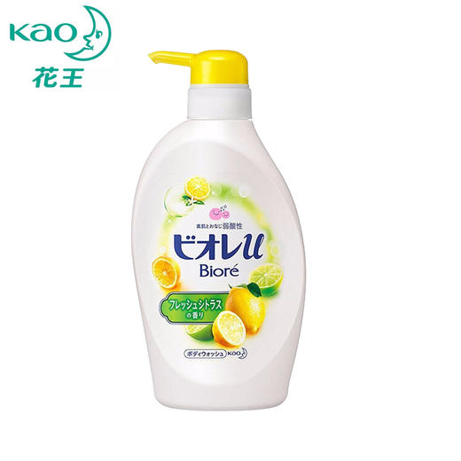 日本直邮 花王滋润沐浴露玫瑰柑橘桃香480ml 商品图3