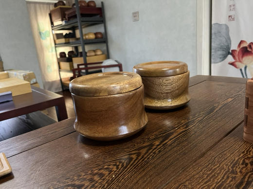 楸木本因坊罐+A7号老云子 商品图2