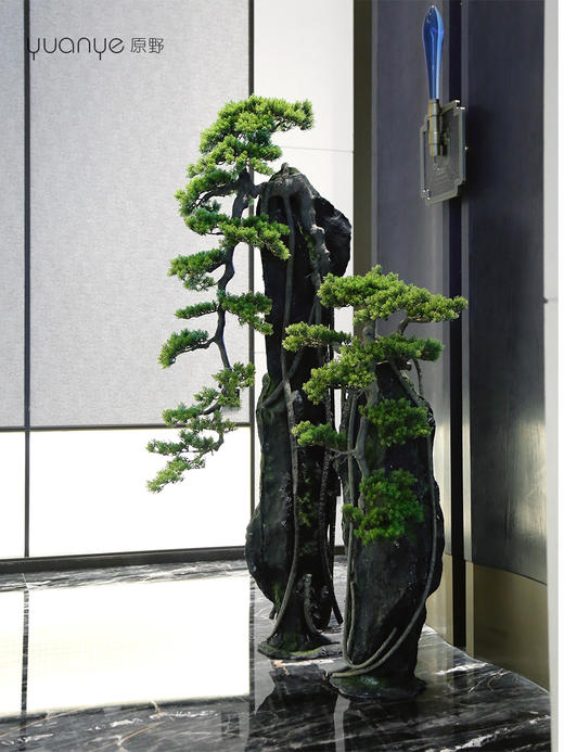 酒店仿真迎客松商场软装大型绿植假松树造型高档落地景观摆件摆设 商品图4