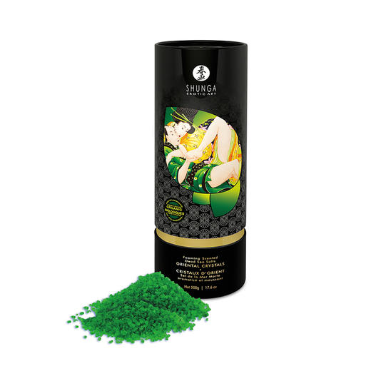 SHUNGA春画 月光浴香味泡沫水晶死海浴盐 Dead Sea salt 500g 商品图3