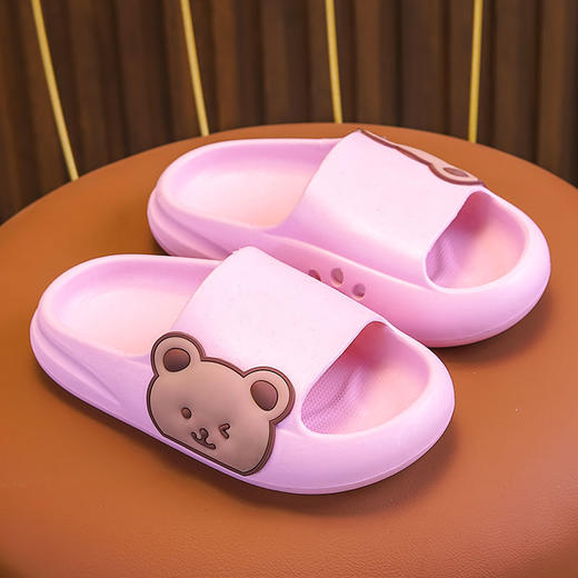 【小熊拖鞋】拖鞋夏踩屎感小女孩时尚外穿软底卡通可爱女童宝宝室内凉拖鞋sjmh03 商品图4