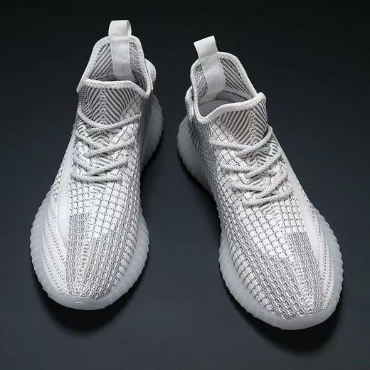 跑步运动鞋子男女潮流学生休闲小白板鞋2023新款网鞋sjmh14 商品图2