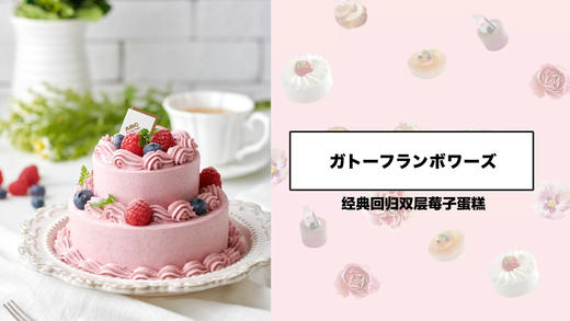 经典回归双层莓子蛋糕 商品图0