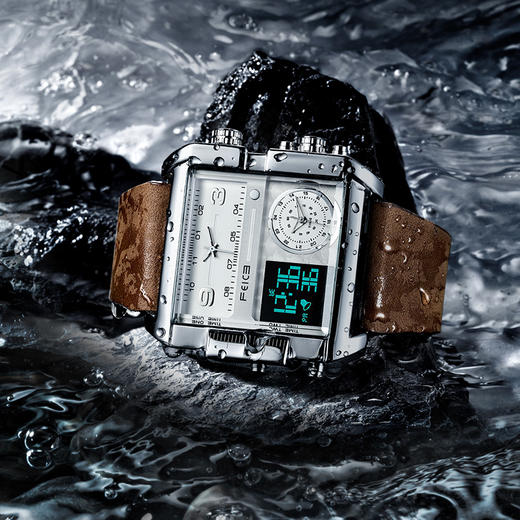 飞克多功能运动手表丨智能 方形手表 防水 进口石英机芯 商品图6