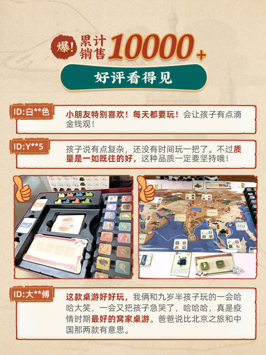【儿童财商启蒙游戏】Yaofish 千年丝路儿童益智桌游丝绸之路玩具礼物财商教育7-10岁 商品图4