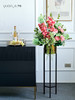 假花仿真花摆设客厅酒店商场落地花艺摆件高档金属架轻奢装饰插花 商品缩略图0