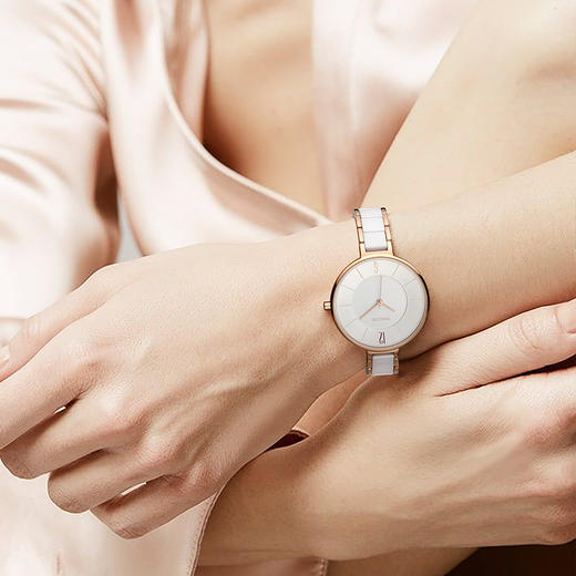 雷克斯手表丨 陶瓷手表  镶钻手表 双按扣 进口机芯 防水 防刮 耐磨 商品图8