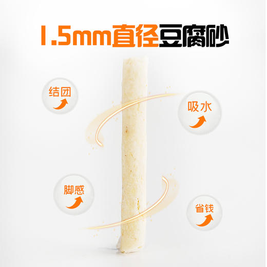 安琪酵母自营 | 福邦·福小主酵母精华混合猫砂 2.5kg 商品图3