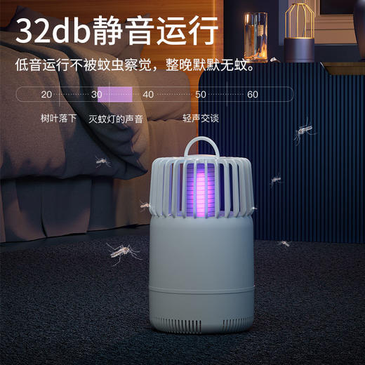 灭蚊灯家用物理灭蚊蝇虫卧室插电驱蚊sjmh67 商品图2