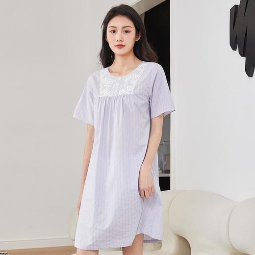 3楼 美标纯棉短袖睡裙89166 商品图2