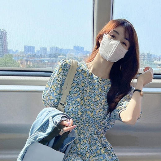 夏季2023年新款小清新茶歇长裙仙女仙森系甜美碎花连衣裙子cyl10 商品图5