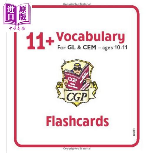 【中商原版】英国CGP原版 11+ Vocabulary Flashcards - Ages 10-11 商品图1