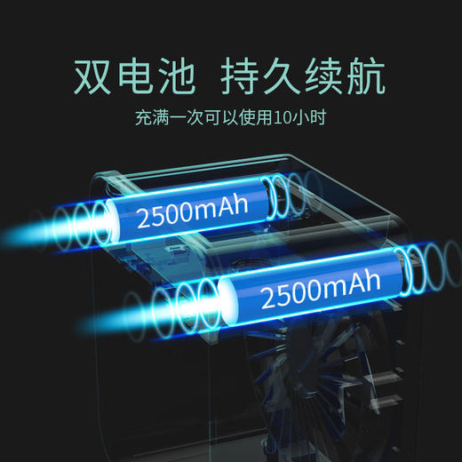 【不占桌面空间，看得见的清凉】爆款小空调USB水冷迷你小风扇热卖 静音便携式冷风 学生可充电宿舍办公桌面都合适 商品图3