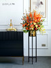 假花仿真花摆设客厅酒店商场落地花艺摆件高档金属架轻奢装饰插花 商品缩略图1