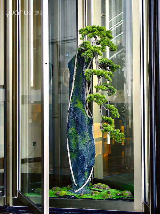 酒店仿真迎客松商场软装大型绿植假松树造型高档落地景观摆件摆设 商品图2